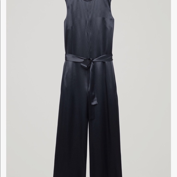 COS SILK JUMPER IN NAVY “ BRAND NEW” original Tags - Picture 5 of 7